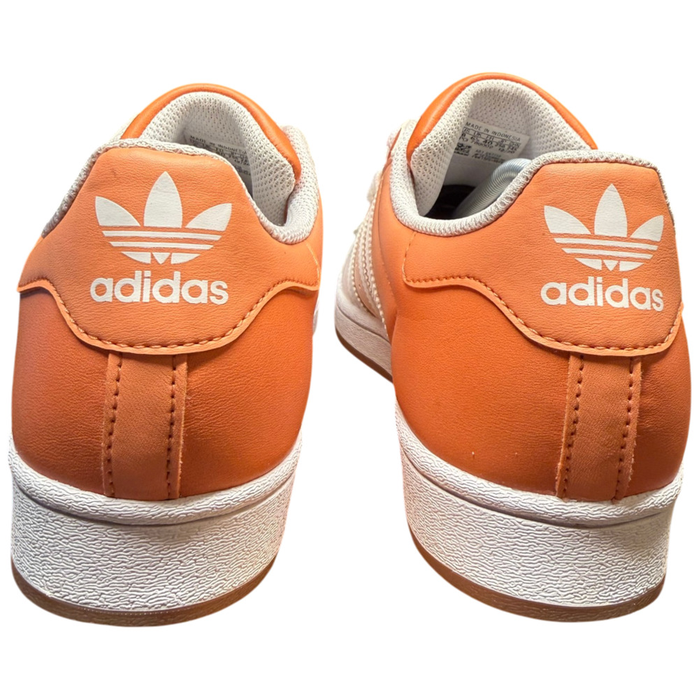 ADIDAS Superstar Women's 8 Gradient Copper Sneakers Orange Leather Shoes Casual - Picture 6 of 11